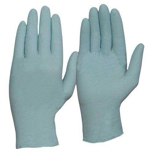 Disposable Blue Nitrile Powder Free Gloves Medium