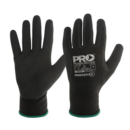 Assassin Nitrile Grip Glove Black