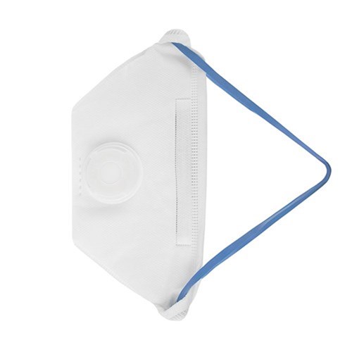 Horizontal Flat Fold P2 Respirator With Valve Box Of 10