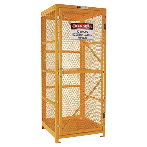 Forklift Storage Cage. 2 Storage Levels Up To 8 Forklift Cylinders