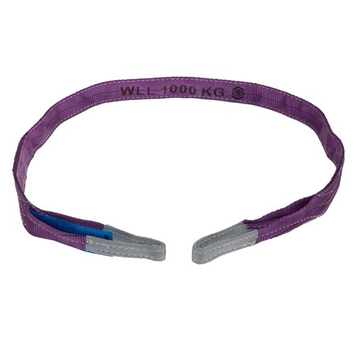 Sling Flat 8:1 Wll Polyester 1T 1.0M