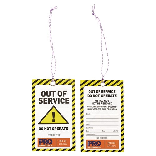 Safety Tag -125Mm X 75Mm Caution