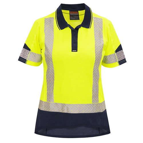 Polo Women's Day/Night Cotton Backed Yellow/Navy