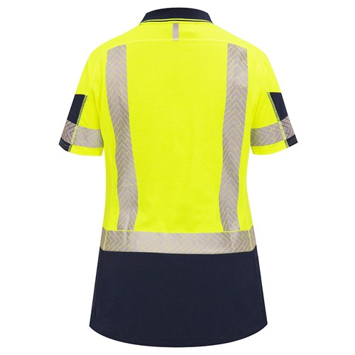 Polo Women's Day/Night Cotton Backed Yellow/Navy