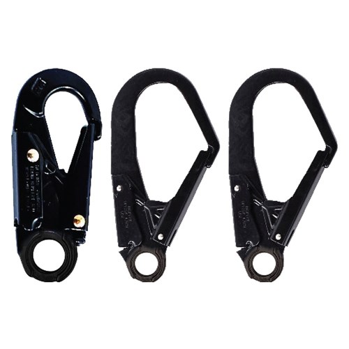 Elite Double Leg Shock Absorbing 2M Adjustable Lanyard with Hardware SN & SD X2